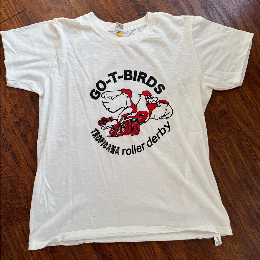 Vintage Tropicana Roller Derby Go T Birds Men’s Large New with tags